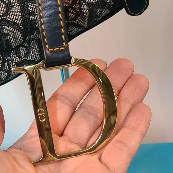 Christian Dior Trotter Saddle Hand Bag Purse - Picture 11 of 14